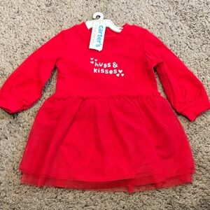 Carter's Vibrant Red Tulle Dress
